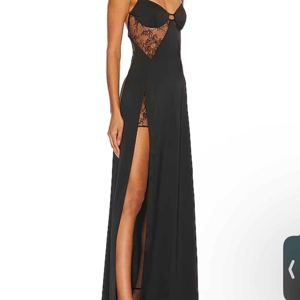 Katie May Black Lace Chemise